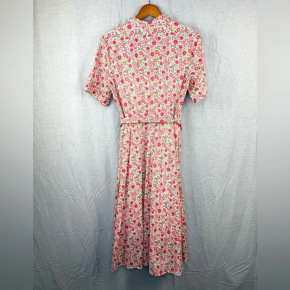 J Crew Belted Shirtdress in Liberty Danjo Floral - Picture 7 of 7